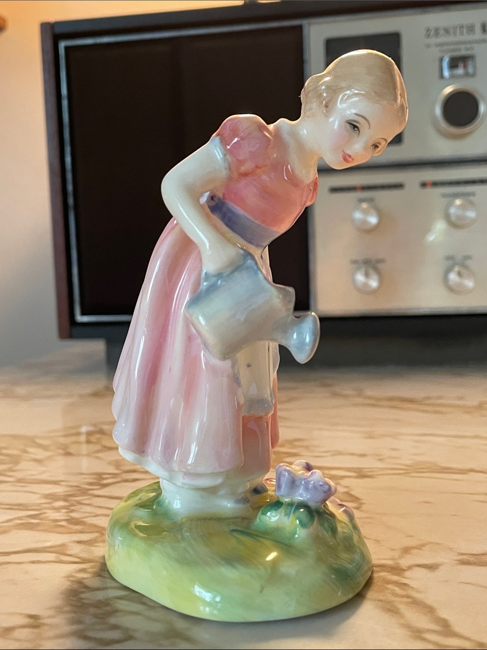 Royal Doulton Mary Mary Porcelain Figurine Nursery Rhyme Series England